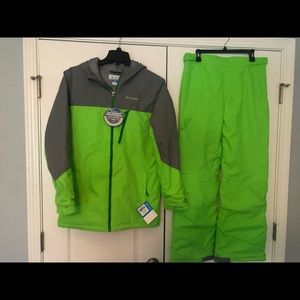 Columbia Youth Boys Sz XL New winter coat pants